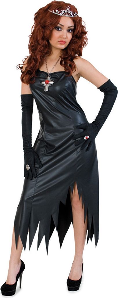 Vampirin Hexen Gothic Kleid Gr. 42 Halloween Karneval Fasching Party Cosplay