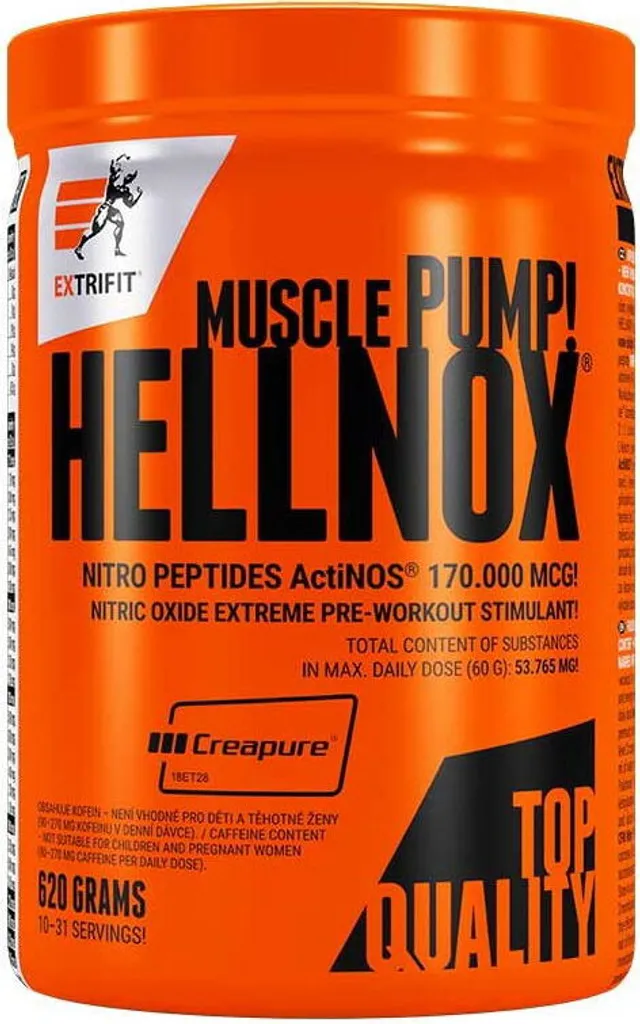 Hellnox 620g Extrifit Pomme - Booster de Pré-entraînement Ultra Concentré