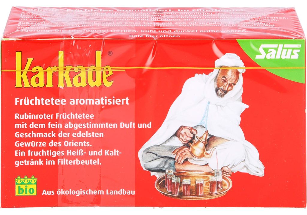 Salus Karkade Früchtetee aromatisiert, 15 St. Filterbeutel