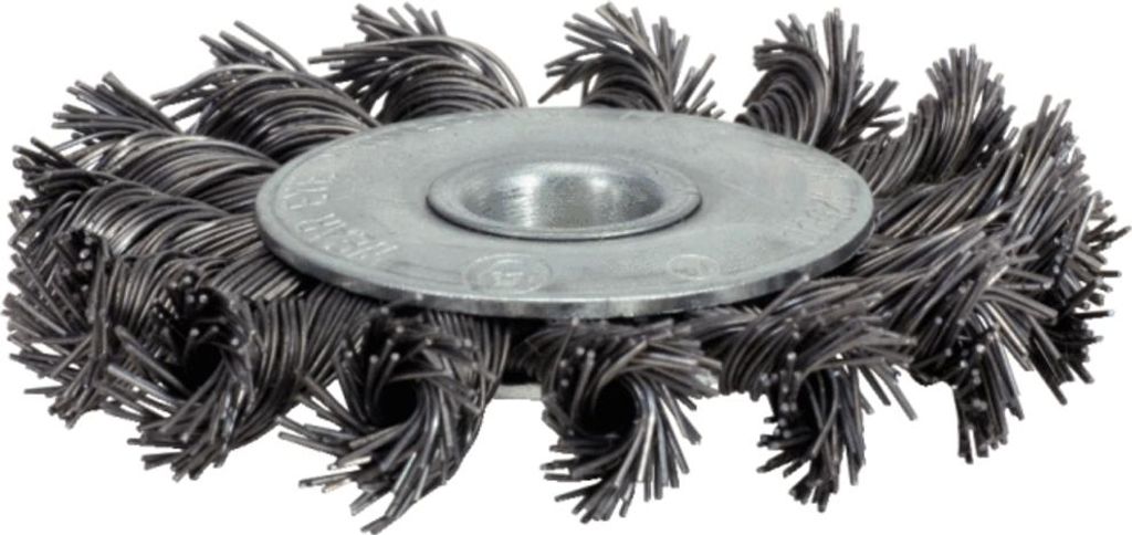 KS TOOLS 340.0044 Rostfreie Stahldrahtrundbürste 0,5mm, Ø 75mm