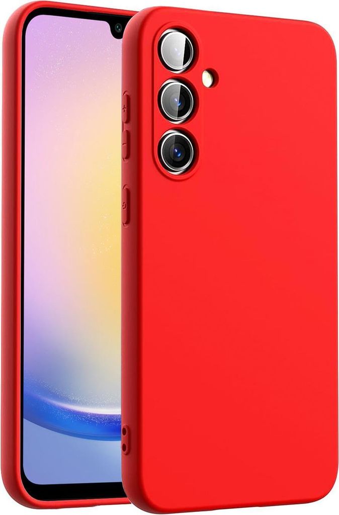 Hülle für Samsung Galaxy A25 5G Handy Schutz Cover Silikon Produktbild 