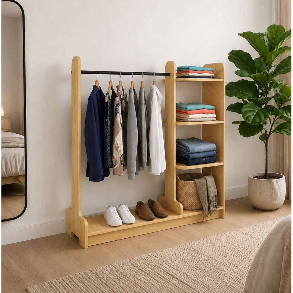 Wieszak na ubrania VCM, wysokość 110 cm, szerokość 106 cm, Zdjęcie produktu 