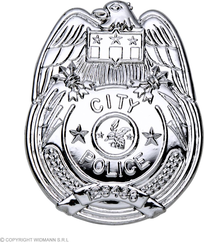 Polizei Abzeichen - Metall  - Police Produktbild 