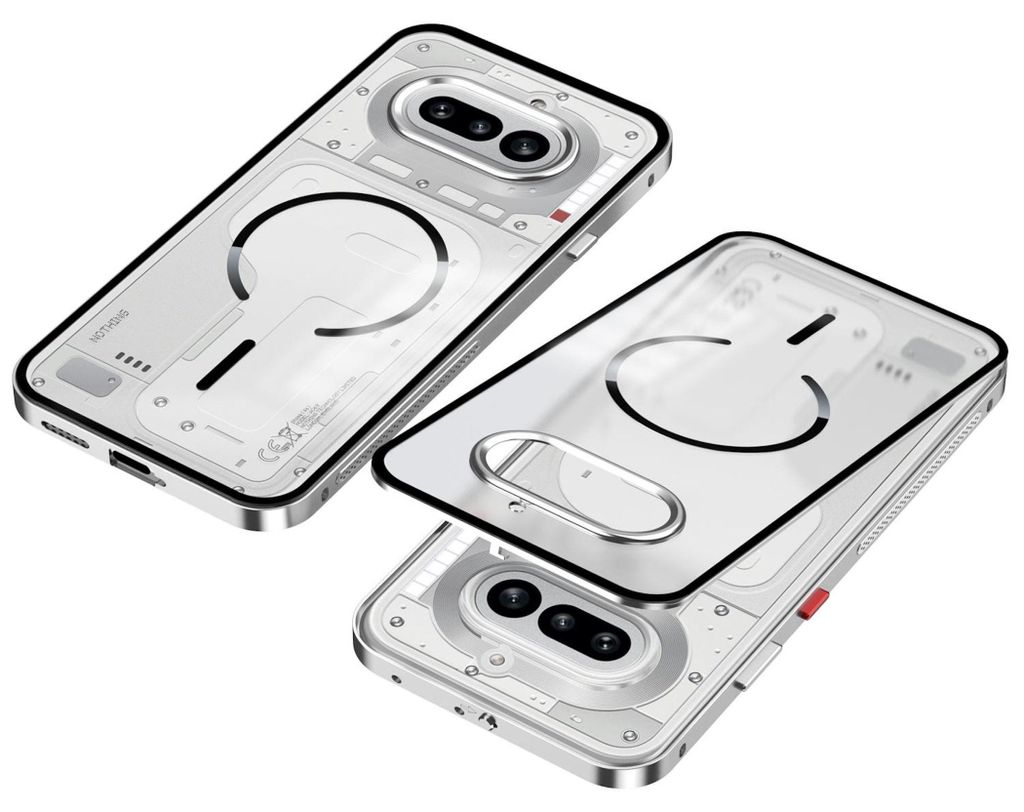 Metall Rahmen Hülle für Nothing Phone 4a Magnetisch Matt MagSafe Snap Verschluss