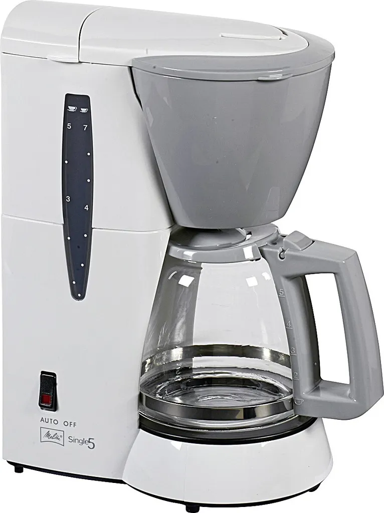 Melitta Single5 M 720-1/1 Machine à café filtre 5 tasses 600W Blanc Gris