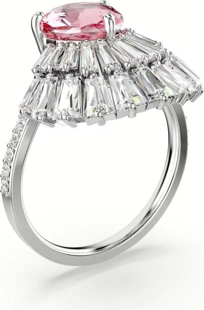 Anello Cocktail Swarovski Idyllia 5687609 - Eleganza in Cristallo Rosa
