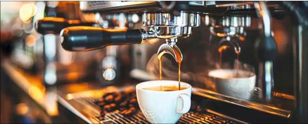 Glasbild Perfect Morning With Espresso II 125x50 cm