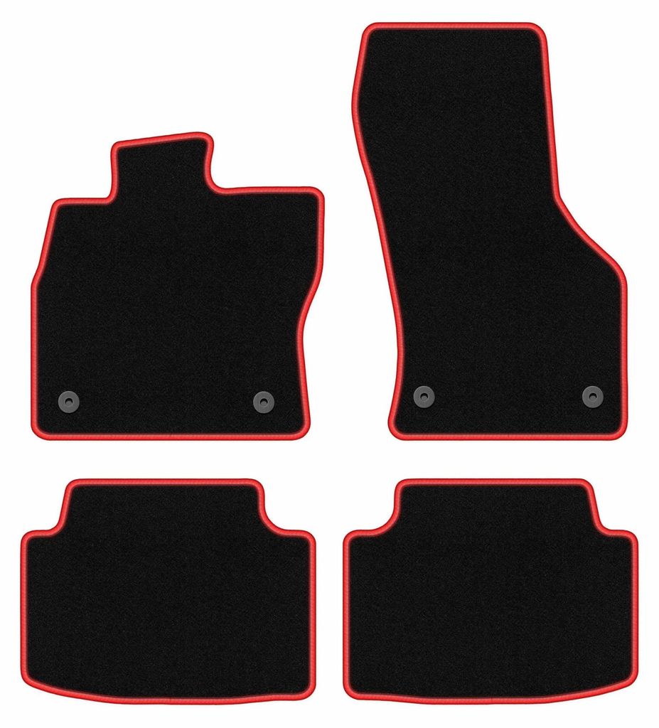Velours automatten voor Skoda Octavia III 2012-2020 Productafbeelding 