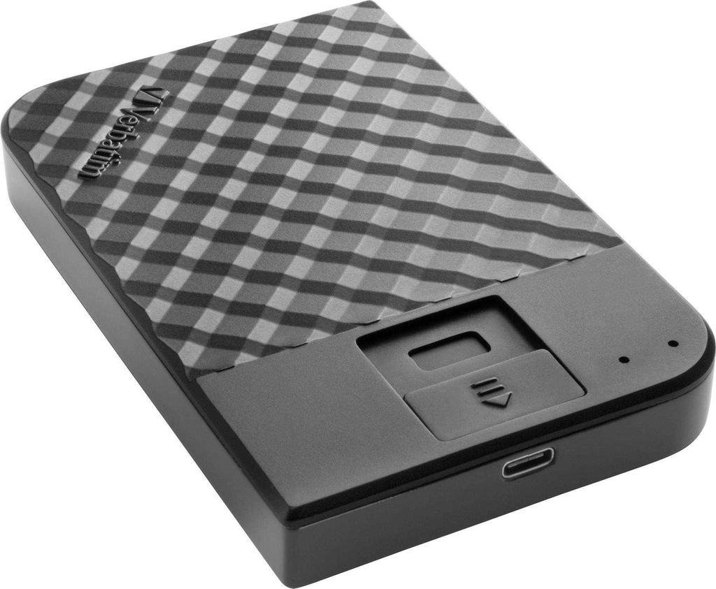 Verbatim Fingerprint Secure  2TB USB 3.1 Gen 1 USB-C 2,5 Produktbild 