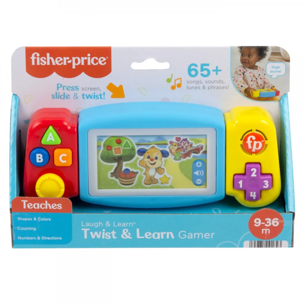 Console de Jeux Éveil Bébé Fisher-Price - Jouet Éducatif Roumain
