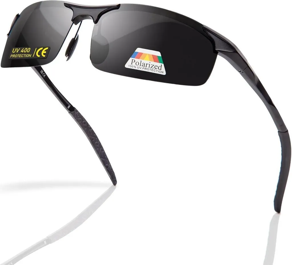 Lunettes de soleil de sport polarisées UV400 Métal ultraléger série S1