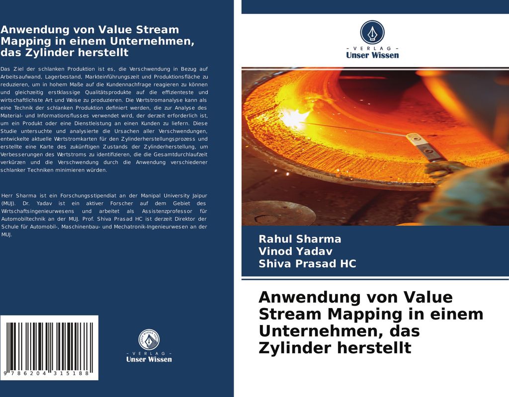 Anwendung von Value Stream Mapping in einem Unternehmen, das Zylinder herstellt
