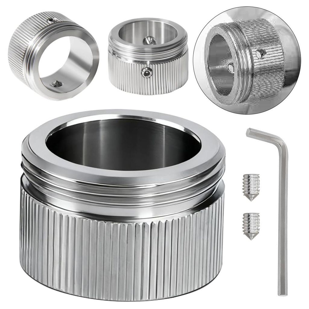 304 Edelstahl Heizungsventil adapter,Heizkörperventil Thermostatkopf mit den Streifen,Heizkörperthermostat RA Adapter auf M30*15