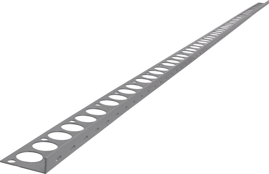Renoplast Aluminium Treppenstufen-Profil SZ15 Harzboden, Profil 200cm, Grau