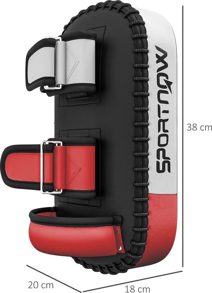 SPORTNOW Pratzen Kickboxen Kickpolster für Muay Thai Produktbild 3