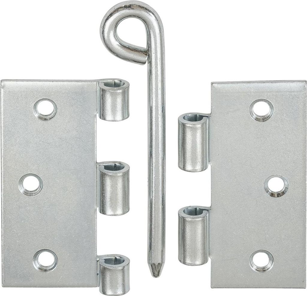 Vormann Käntige Scharniere verzinkt 63 x 63 mm Produktbild 