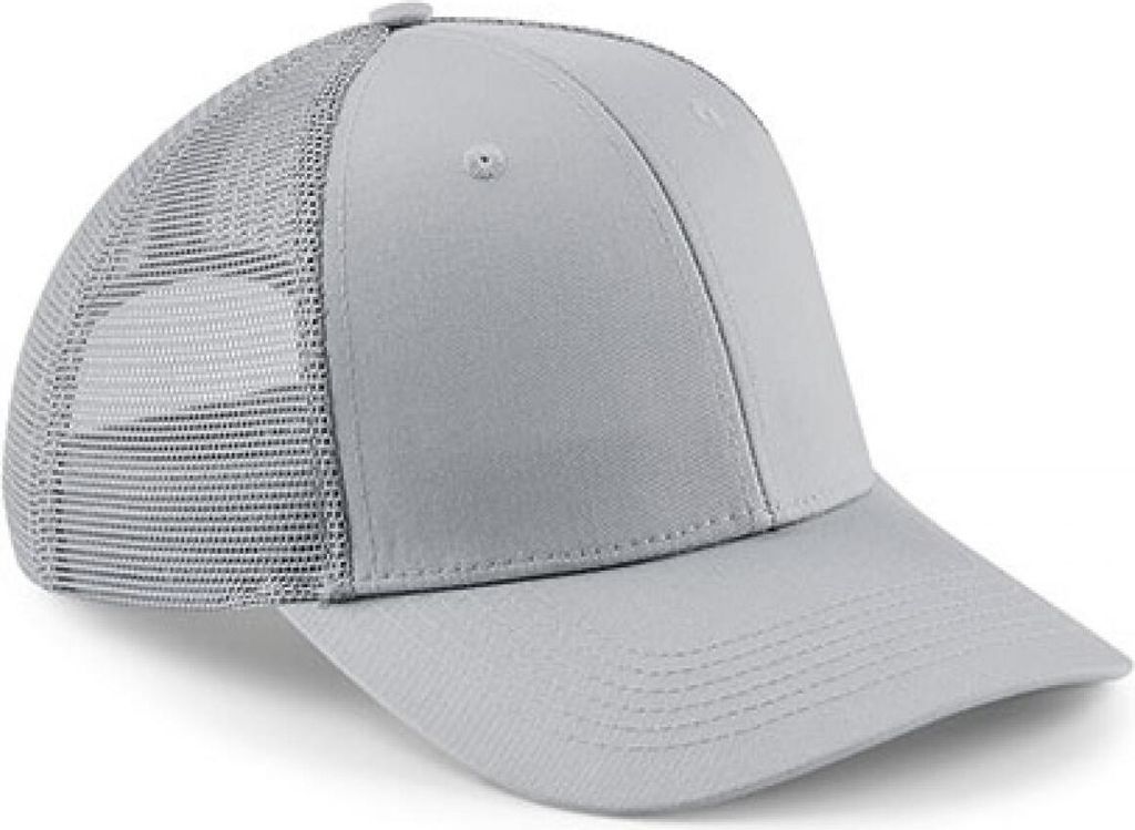 Beechfield B646 | 6-Panel-Design Urbanwear Trucker - Farbe: Light Grey - Größe: One Size