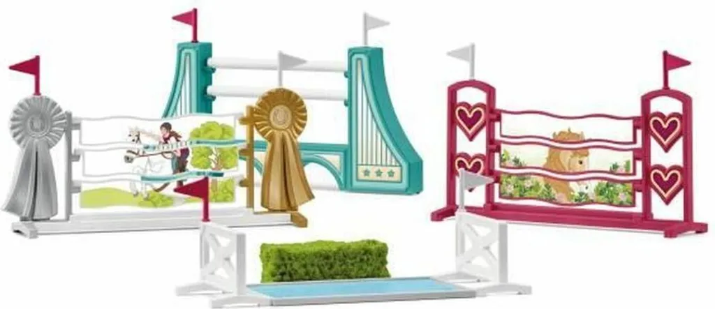 Clôture Schleich 42612 Modulable - Set de Barrières Réalistes