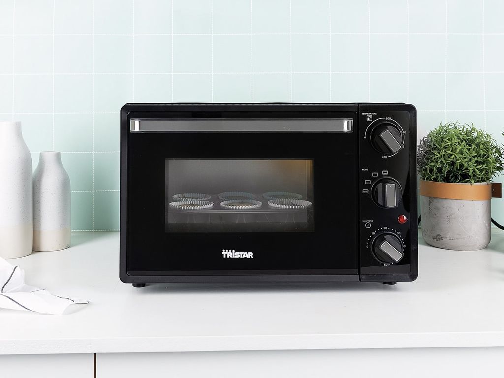 Tristar OV-3620 Kompaktofen– 19 l Volumen – 1300 Watt – Schwarz