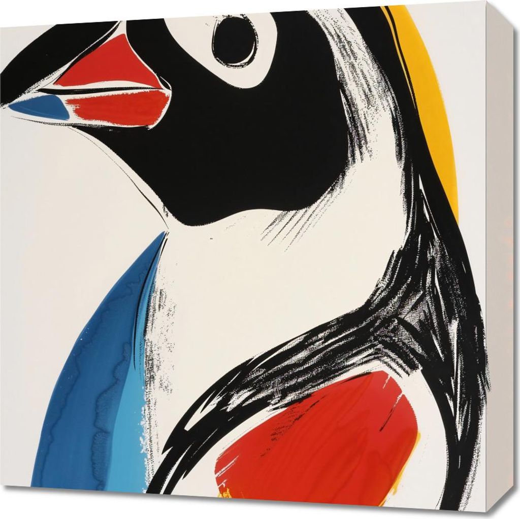 Bild 50x50cm Vogelporträt