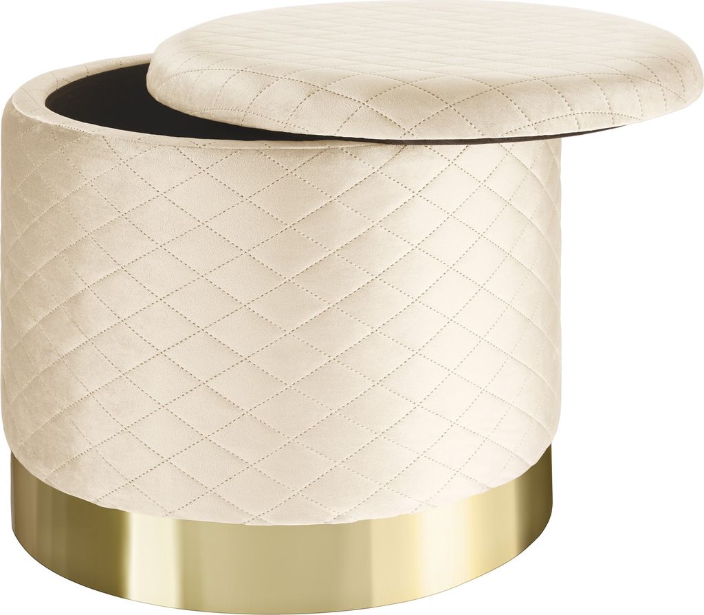 Sitzhocker mit Stauraum Coco 51 x 44,5 cm Produktbild 