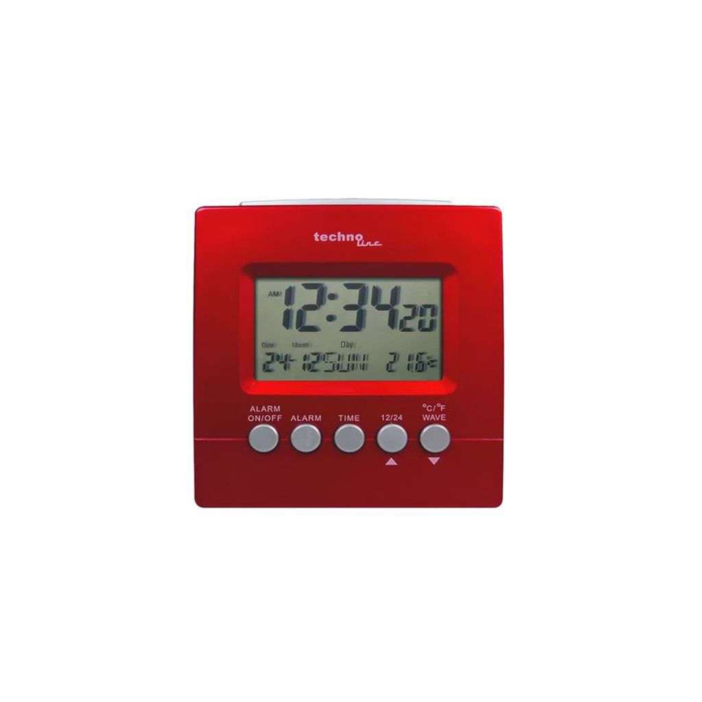 Technoline Funkwecker WT 228 digital rot Produktbild 