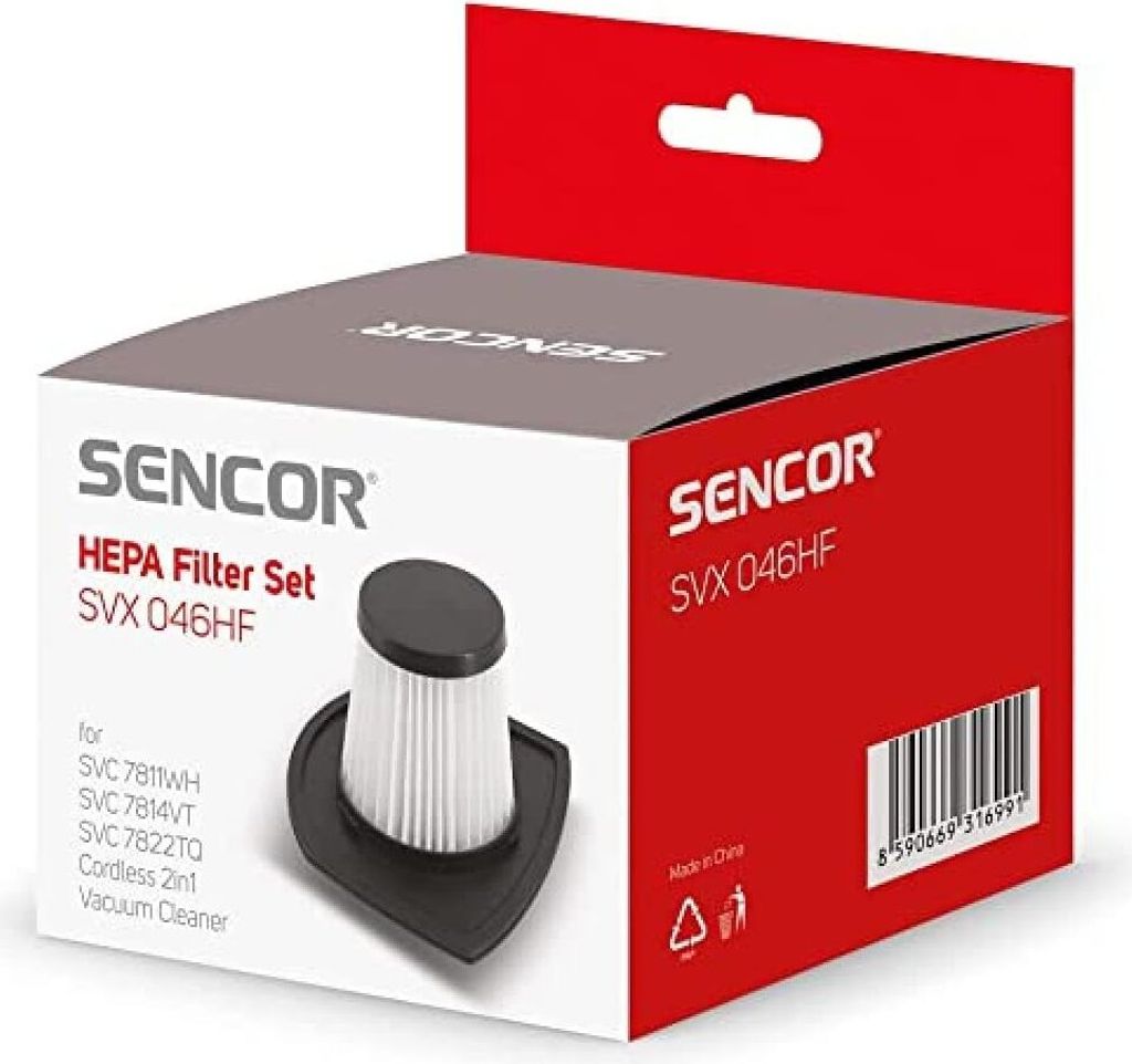 Set di filtri HEPA SENCOR SVX 046HF, set di ricambio per Immagine del prodotto 
