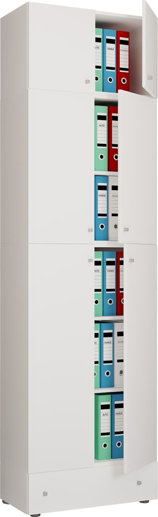 Armoire de bureau XXL avec 5 compartiments avec fixation et Image du produit 