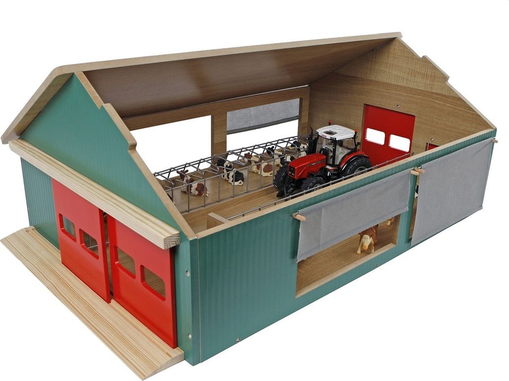 Kids Globe Stal met Windbreekgaas 1:32 Image du produit 
