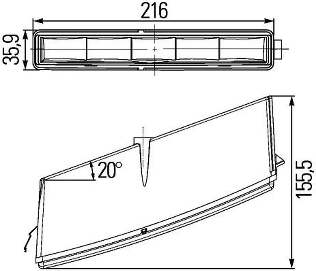 Modulo LED HELLA Sinistro per Hymer Laika | Luce Diurna Originale - 3