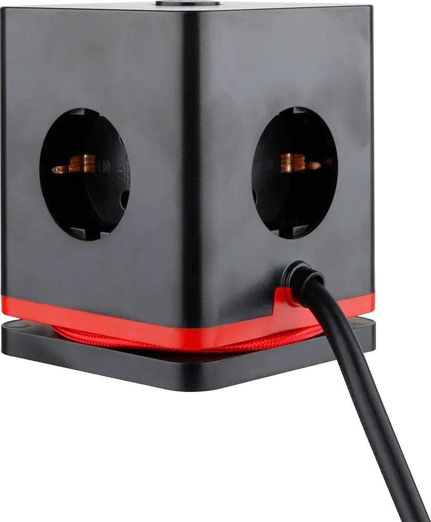 Cubo Multipresa Olympia 41213 con USB-C e Tasto Risparmio