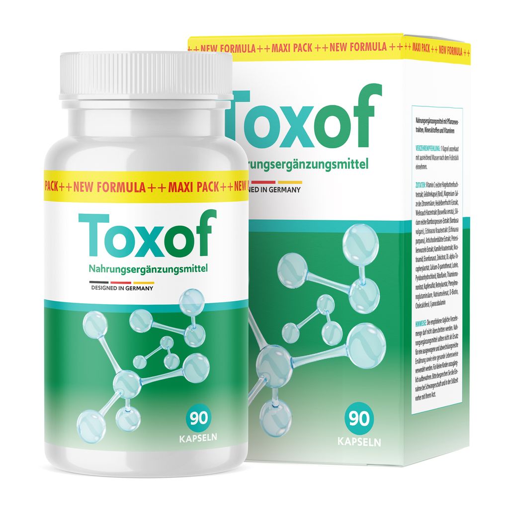Tox Of Kapseln - Reich an Vitaminen & Mineralstoffen - original - Inhalt 90 Kapseln