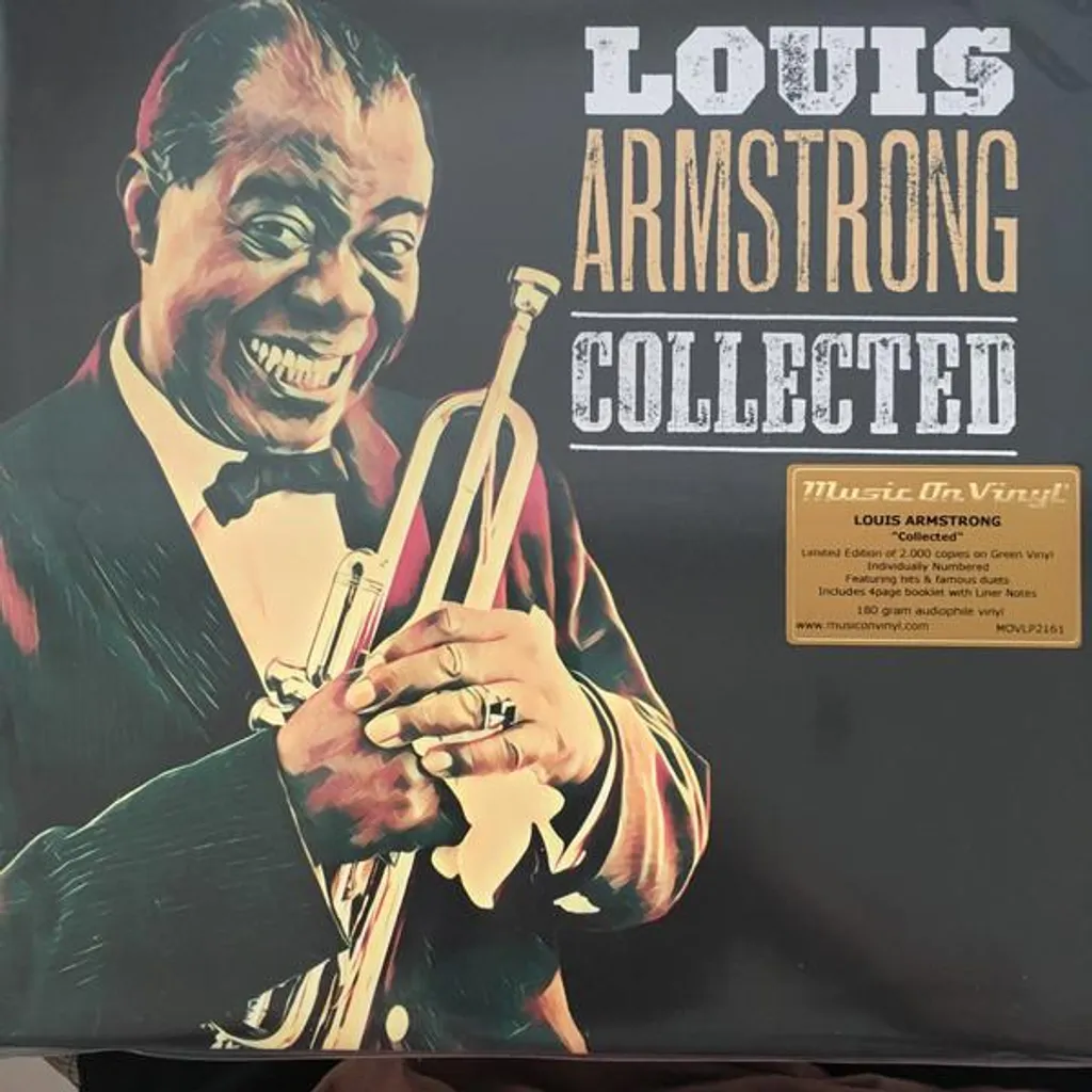 Vinyle vert Louis Armstrong édition limitée - Album Jazz de collection