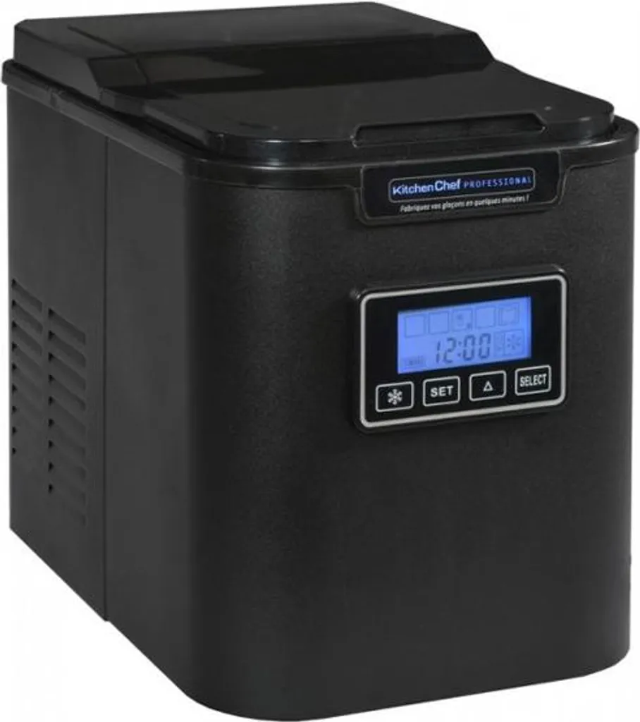 Machine à glaçons Kitchen Chef : fini les bacs vides avec 12kg/24h