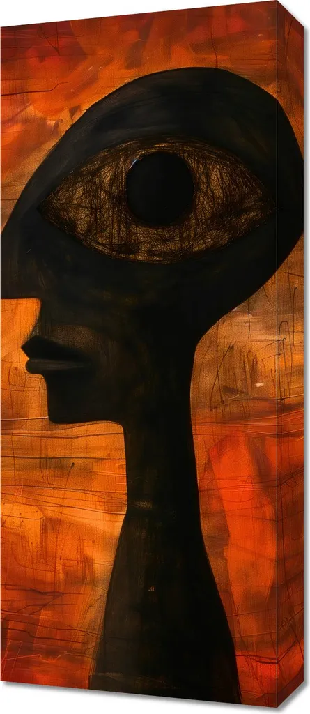 Quadro 30x70 cm Profonda intuizione - 1