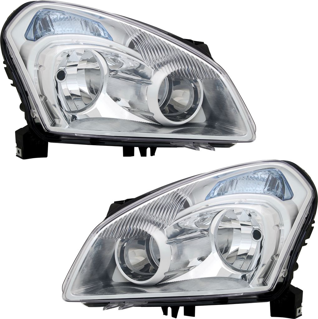 TYC Scheinwerfer Set für Nissan Qashqai J10 JJ10 H7 02/2007 - 02/2010 LWR Haloge