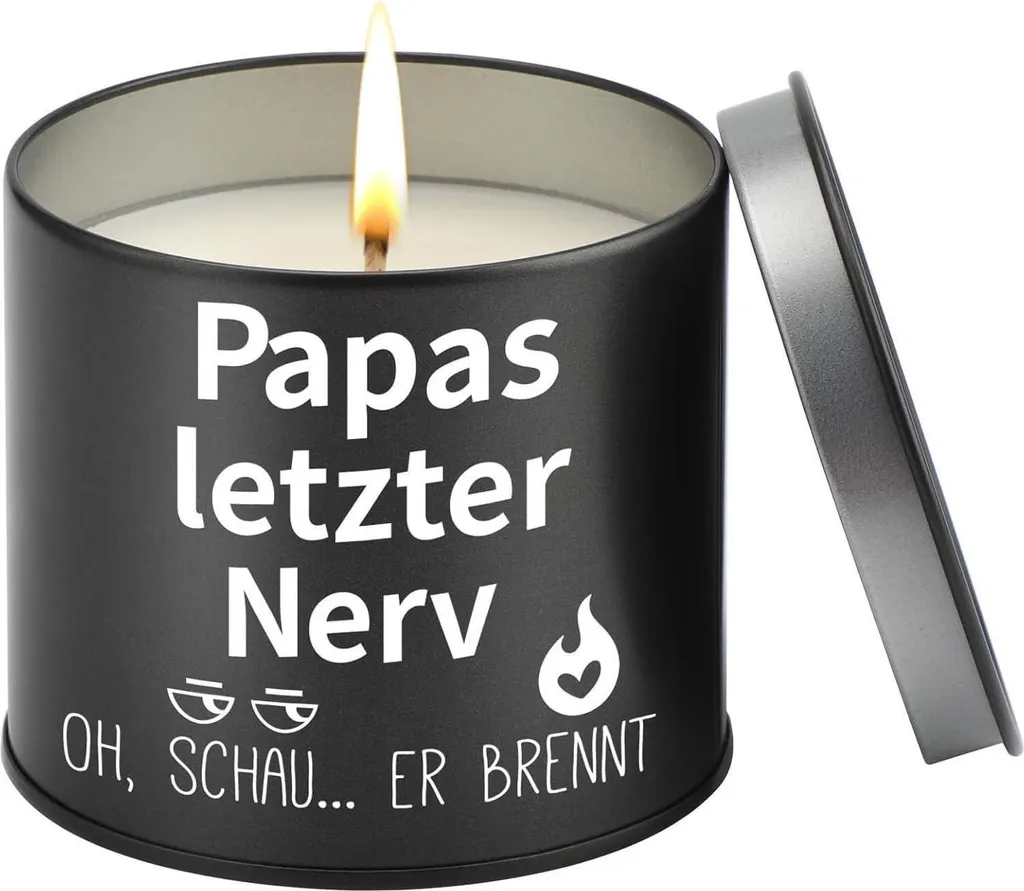 Cadeau Papa Fête des Pères - Bougie Relaxante 9OZ pour Bureau et Maison