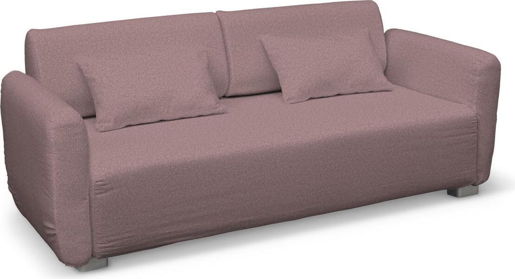 Dekoria Bezug für Mysinge 2-Sitzer Sofa, schwarz--rosa, Sofabezug Mysinge 2-Sitzer