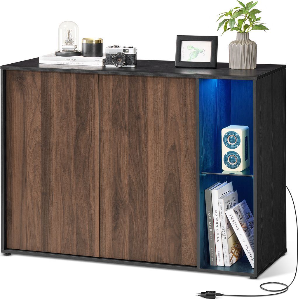 SONGMICS HOME Superschnelle werkzeuglose Montage, Sideboard Produktbild 