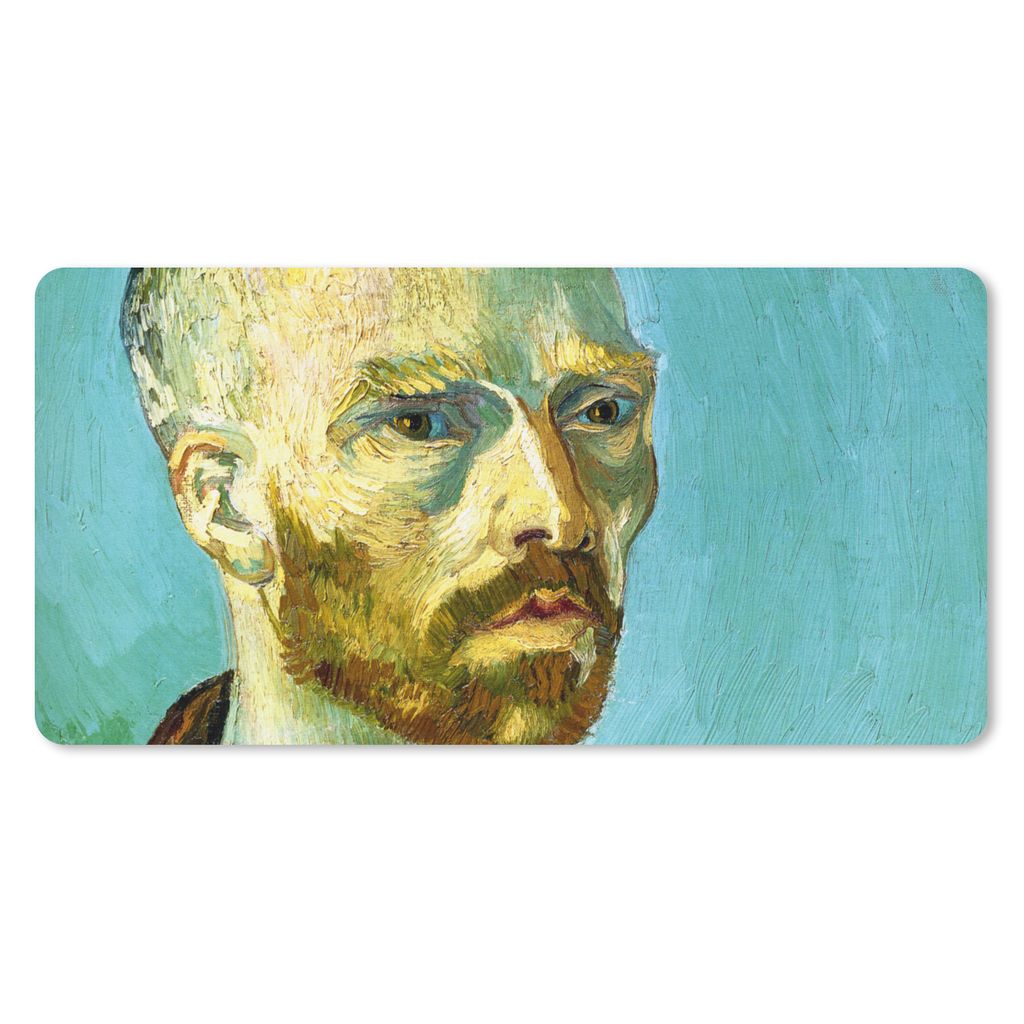 MuchoWow Schreibtischunterlage Gauguin gewidmet - Vincent van Gogh 80x40 cm - XXL Mauspad - Gaming Mauspad