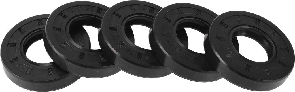 5 Stück Drehwellendichtung Hochdruck-Öldichtung 25x52x10mm Schwarz Nitril 70 Durometer Gummi