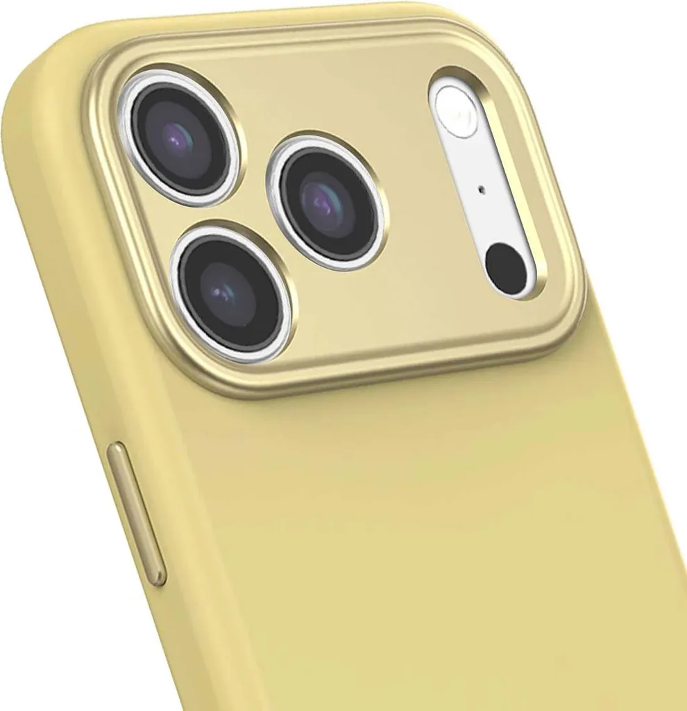 Évitez les Rayures : Coque iPhone 17 Pro Silicone MagSafe Decoded Jaune - 13