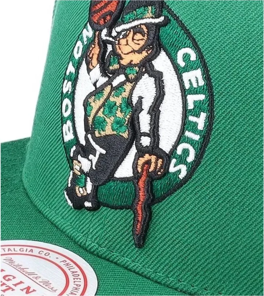Bonnet à revers Boston Celtics Mitchell & Ness - Accessoire NBA Vert