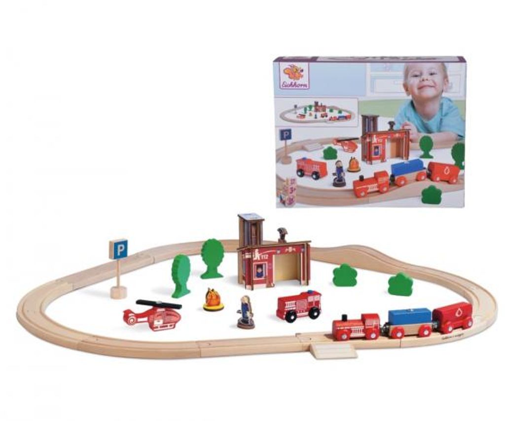 20-tlg. Eichhorn Spielzeug-Eisenbahn »Kreis 