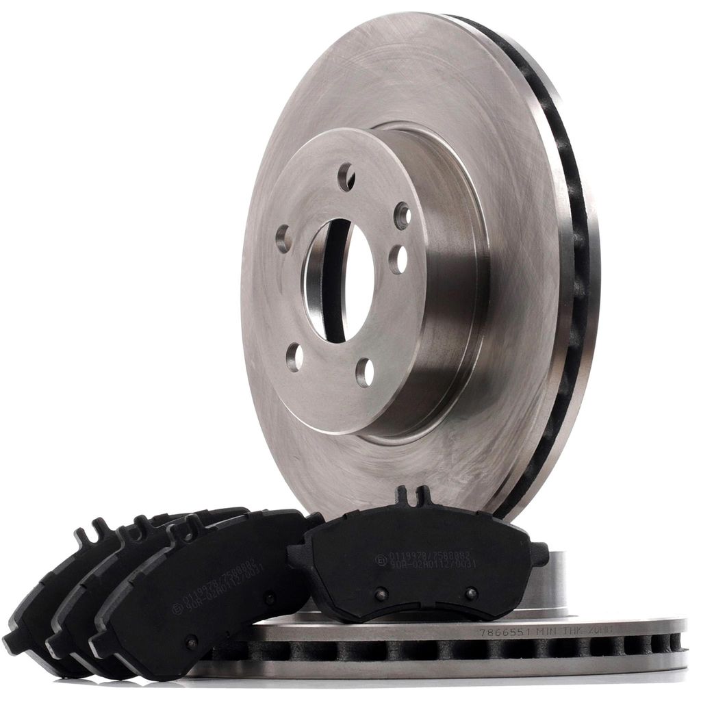 STARK Bremsen Set Vorne Bremsscheiben und Beläge passend für MERCEDES-BENZ C-Klasse Limousine (W204) 295,0mm