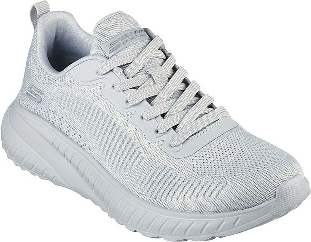 Skechers Bobs Sport Squad Chaos Sportschuhe Damen Trainingsschuhe Grau Freizeit, Schuhgröße:37 EU