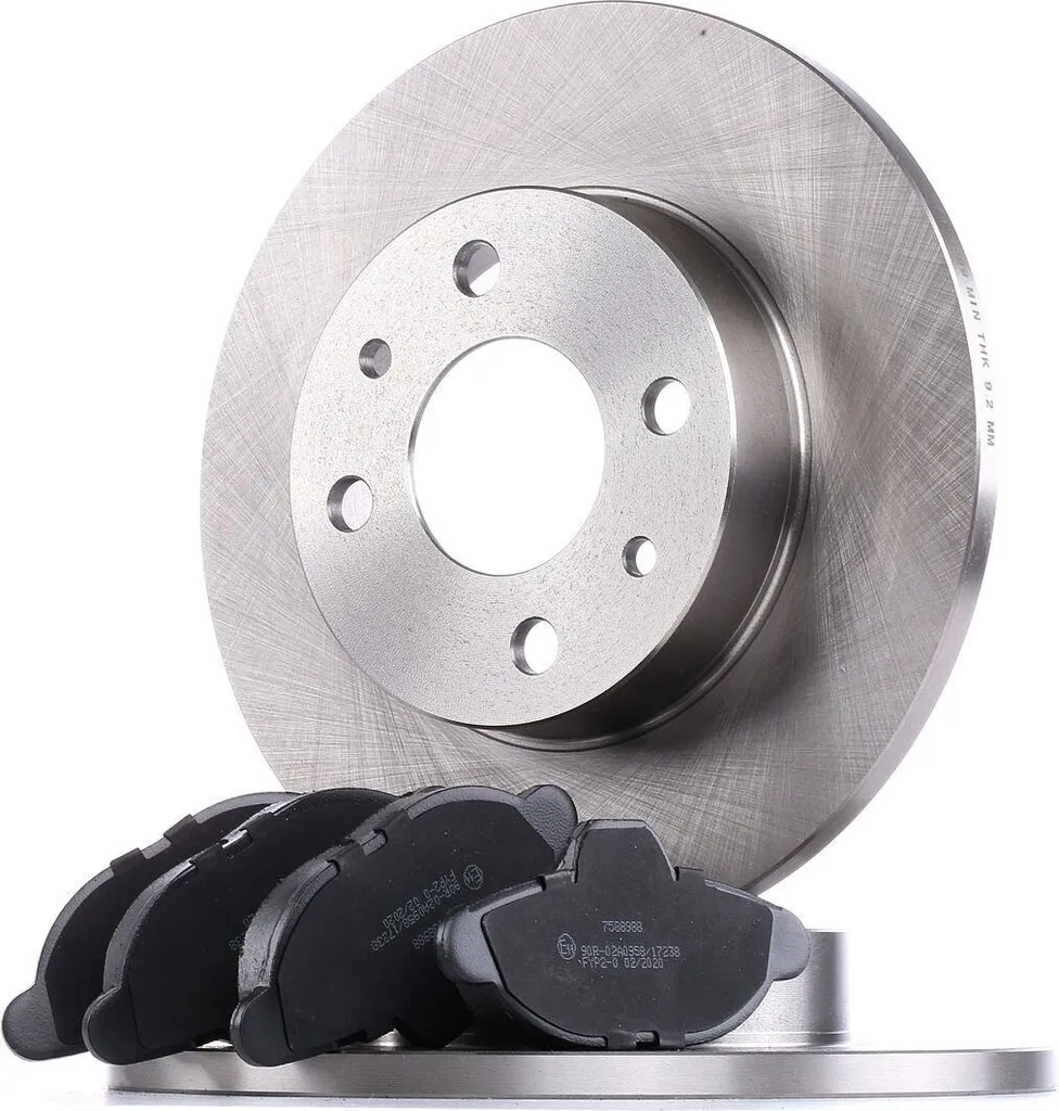 Disques et Plaquettes de Frein Avant pour Fiat Punto et Seicento 312