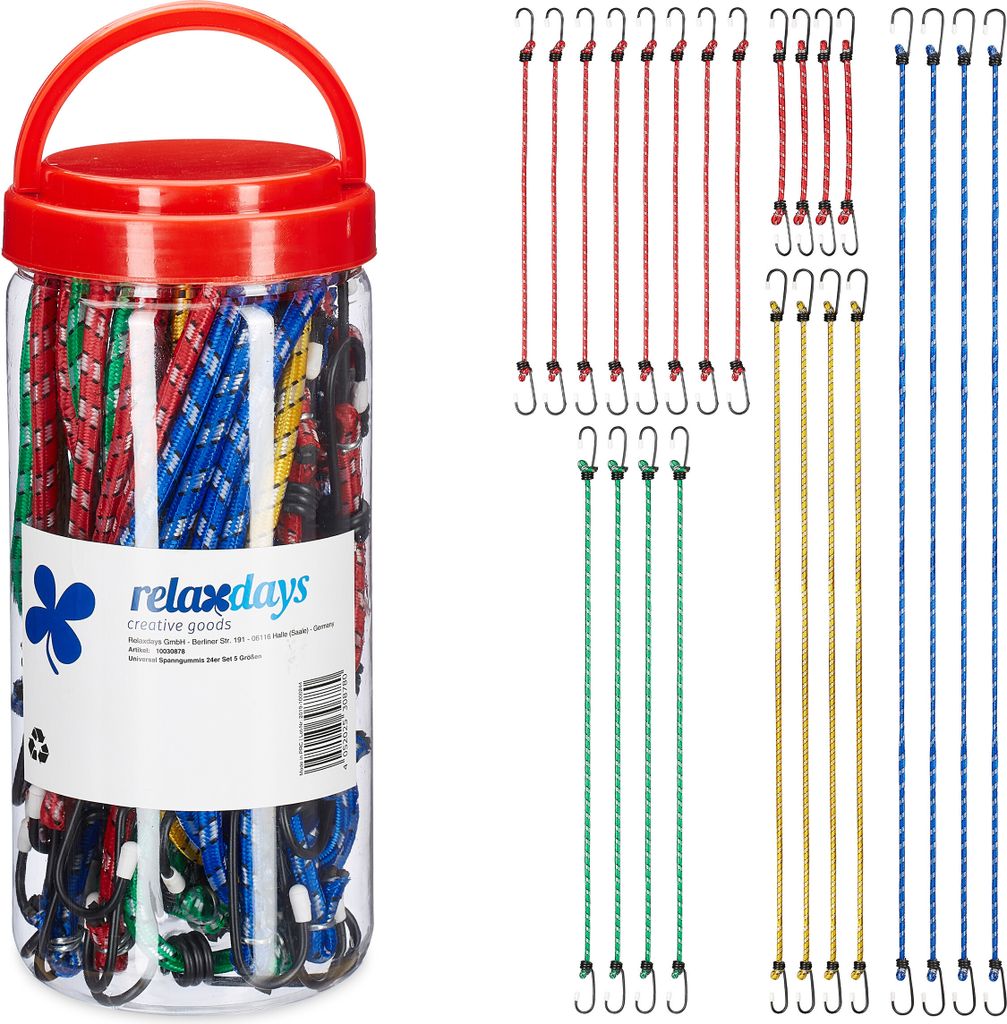 relaxdays Spanngurt 26,5 - 93,0 cm Immagine del prodotto 