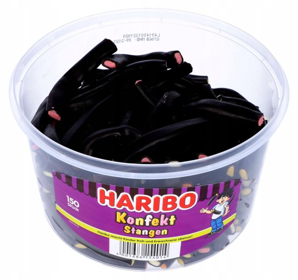 Haribo Konfekt Stangen 150 pièces 1,2 kg Image du produit 