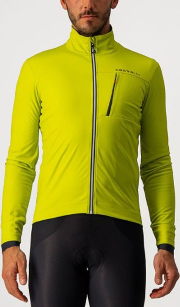 CASTELLI Fahrrad-Thermojacke - GO WINTER - Gelb L